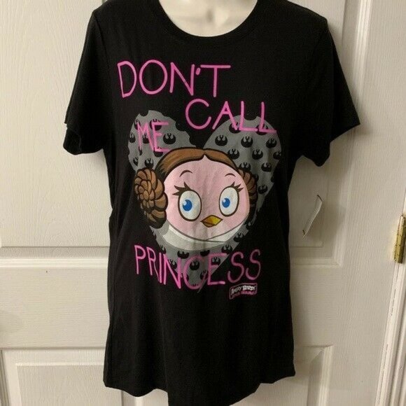 Angry Birds Star‎ Wars Women Black Shirt Size Large - Picture 1 of 6